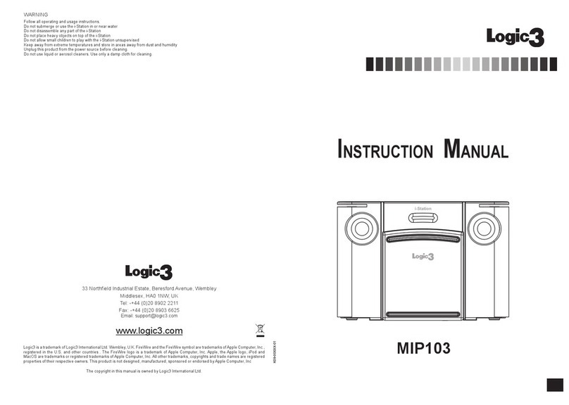 Logic3 MIP103 Manuel utilisateur