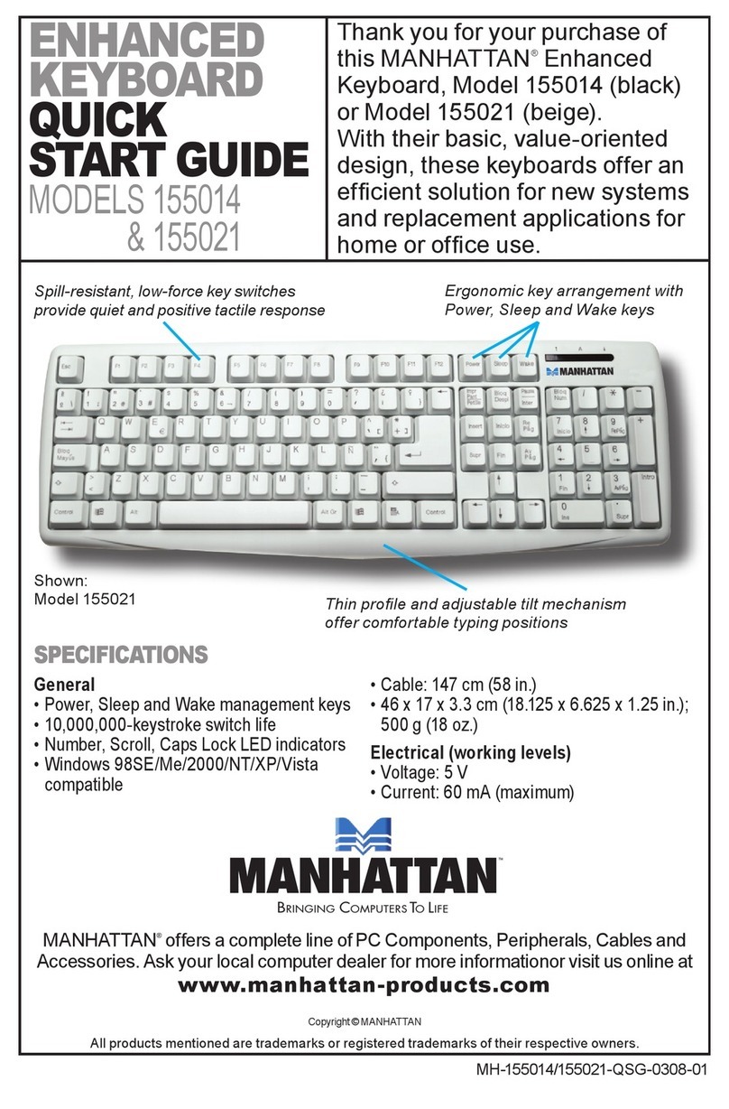 Manhattan 155014 Manuel utilisateur