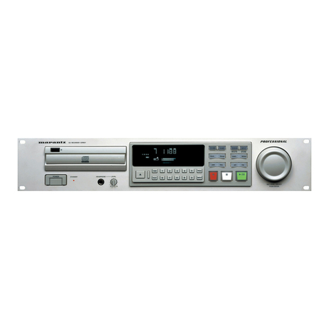 Marantz CDR631 Manuel utilisateur