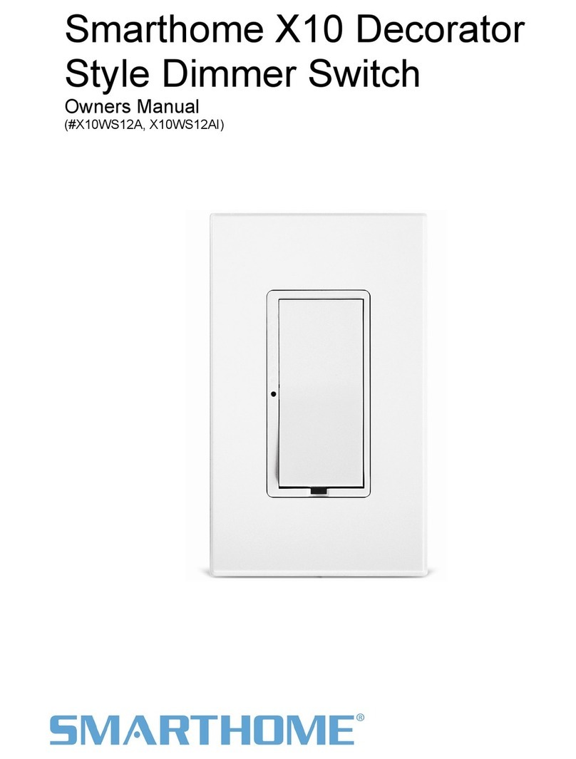 smart home X10WS12A Manuel utilisateur