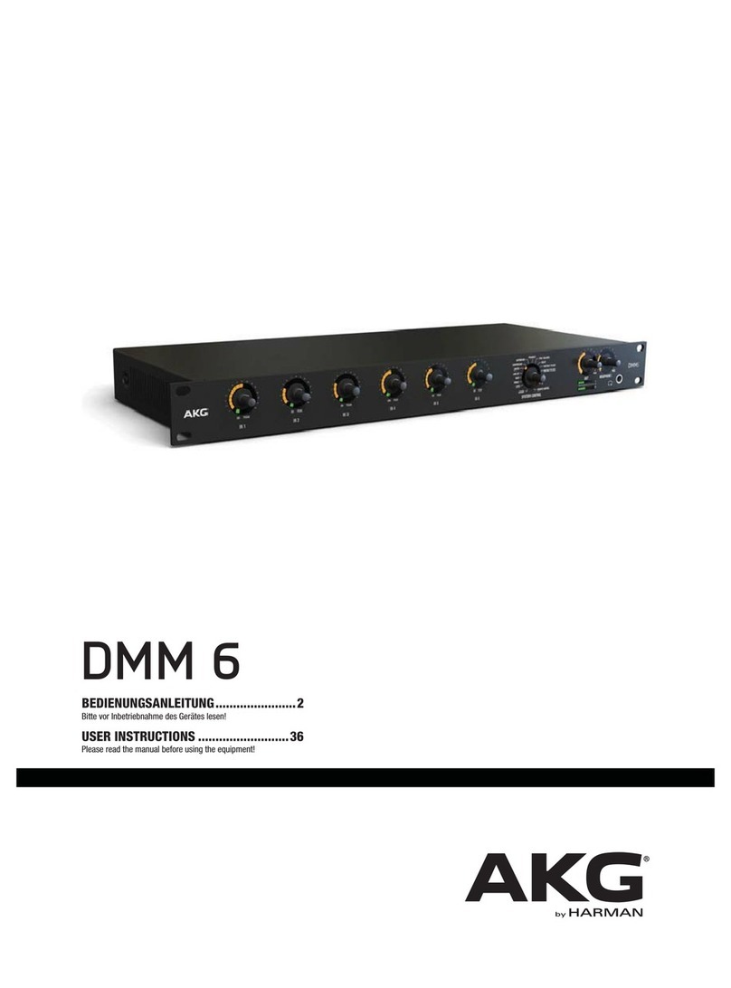 AKG DMM 6 Manuel utilisateur
