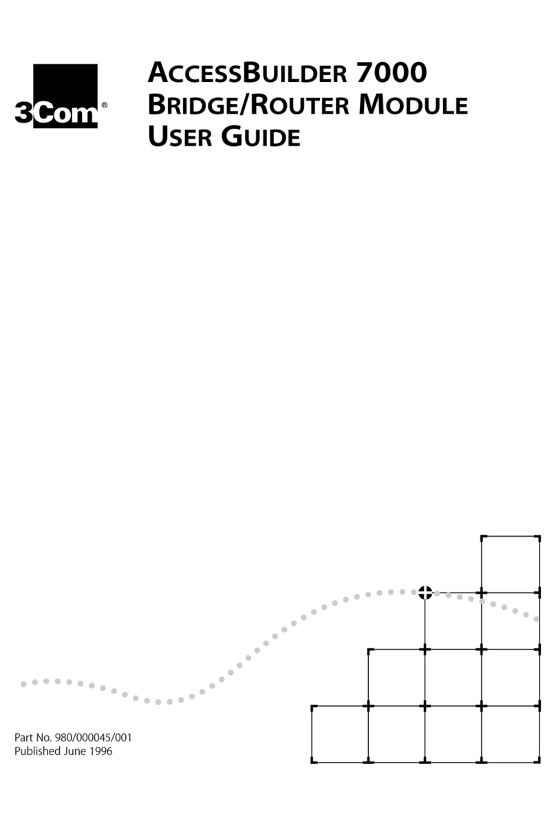3Com Access Builder 7000 Manuel utilisateur