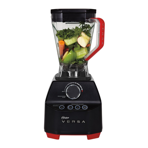 Oster VERSA PERFORMANCE BLENDER Manuel utilisateur