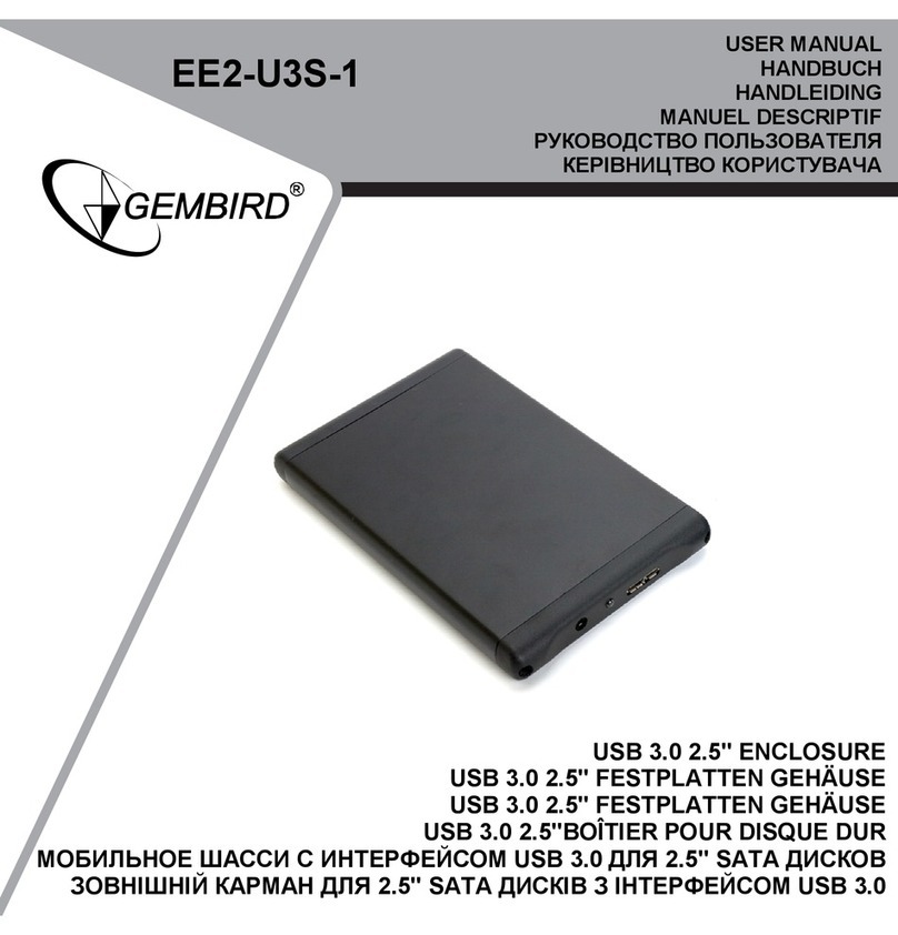 Gembird EE2-U3S-1 Manuel utilisateur