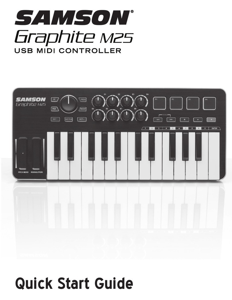 Samson GRAPHITE M25 Manuel utilisateur