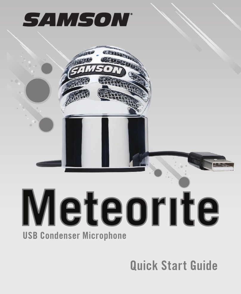 Samson Meteorite Manuel utilisateur