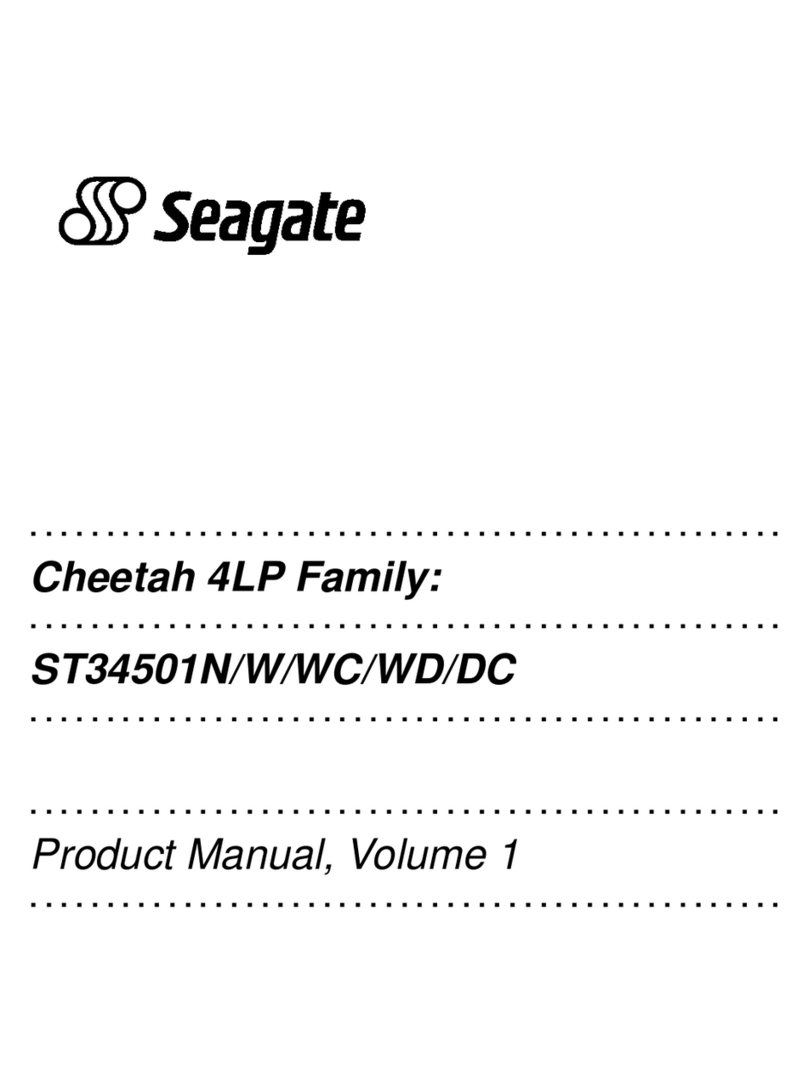 Seagate ST34501N Manuel utilisateur