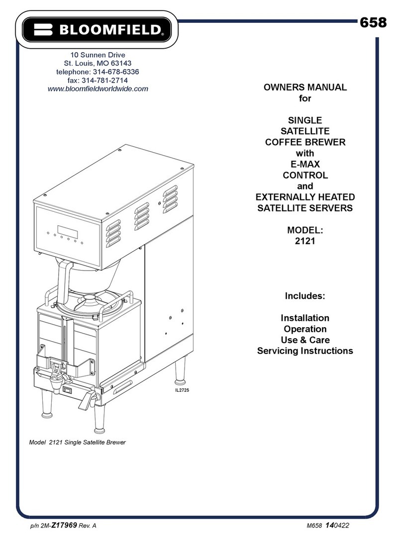 Bloomfield 2121 Manuel utilisateur