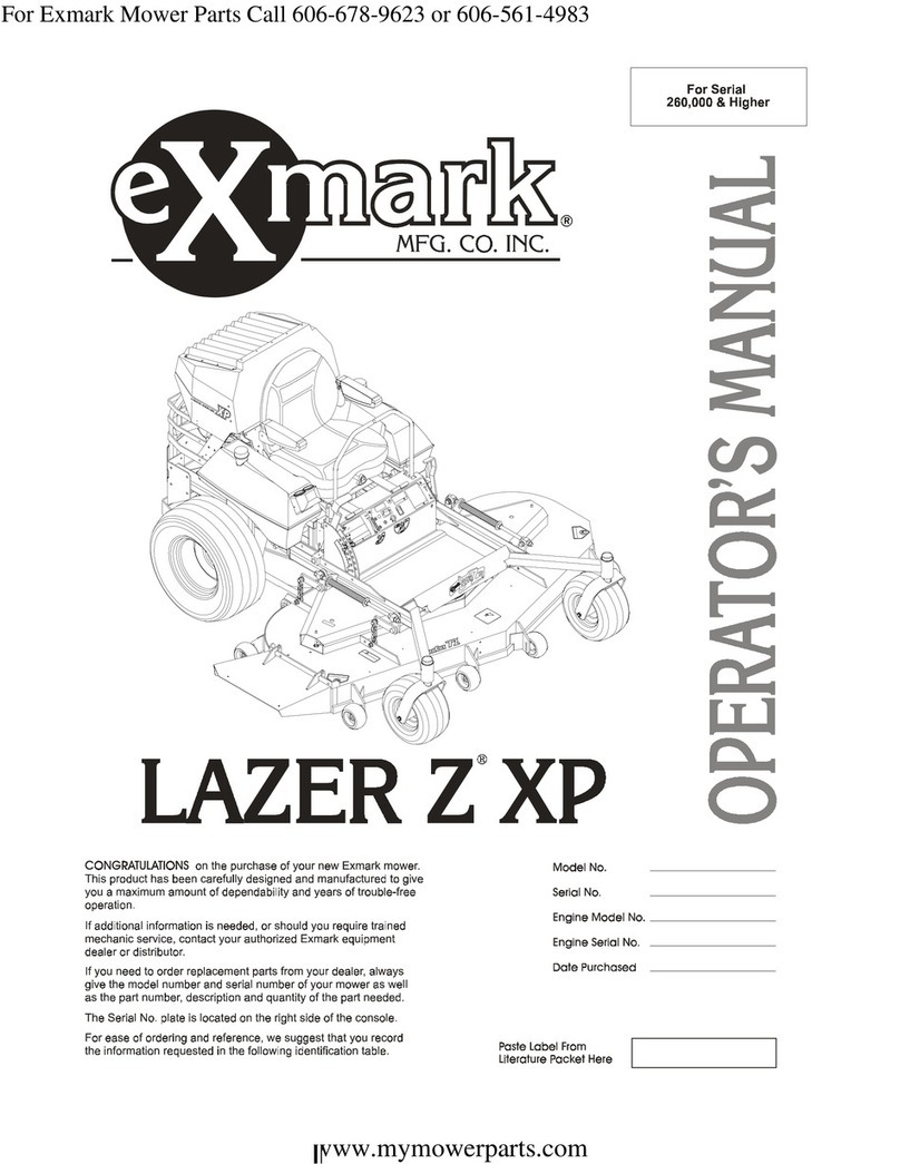 Exmark Laser Z XP Manuel utilisateur