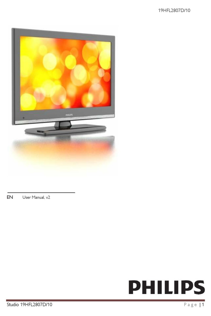 Philips 19HFL2807D/10 Manuel utilisateur
