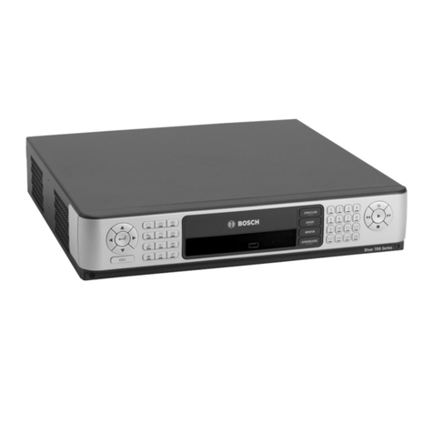 Bosch Divar 700 Series Manuel utilisateur