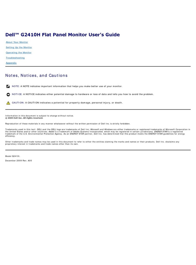 Dell G2410H Manuel utilisateur