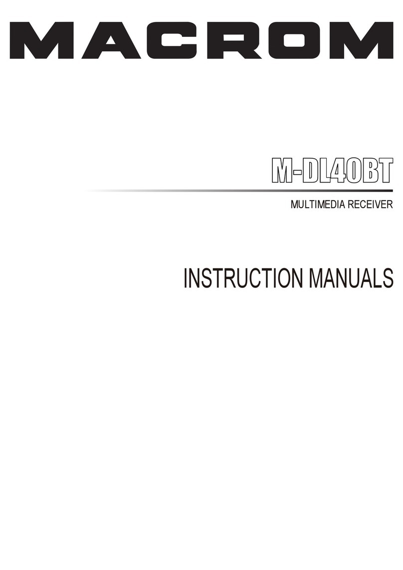 Macrom M-DL40BT Manuel utilisateur