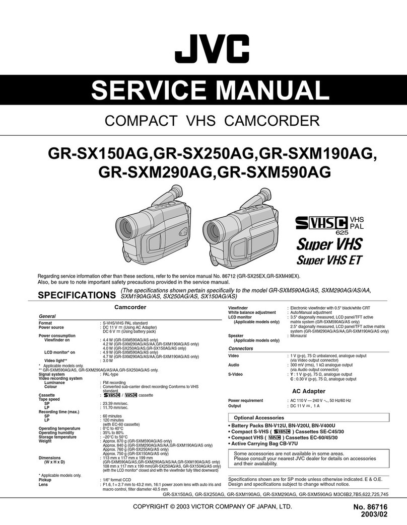 JVC GR-SX150AG Manuel utilisateur