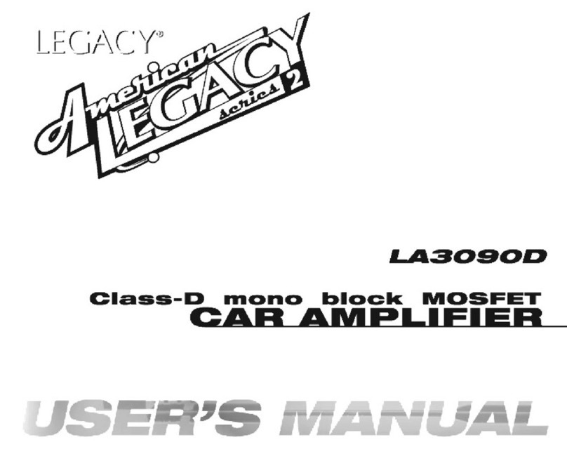 Legacy LA3090D Manuel utilisateur