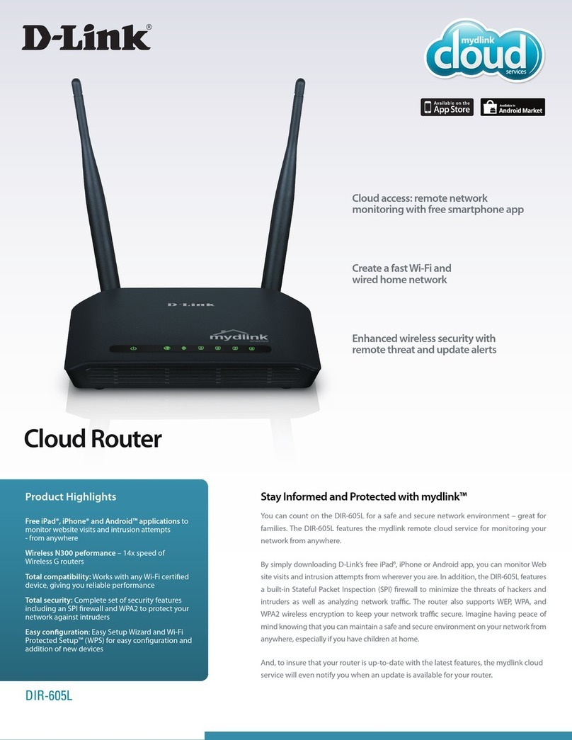 D-Link DIR-605L Manuel utilisateur D-Link DIR-605L Manuel utilisateur