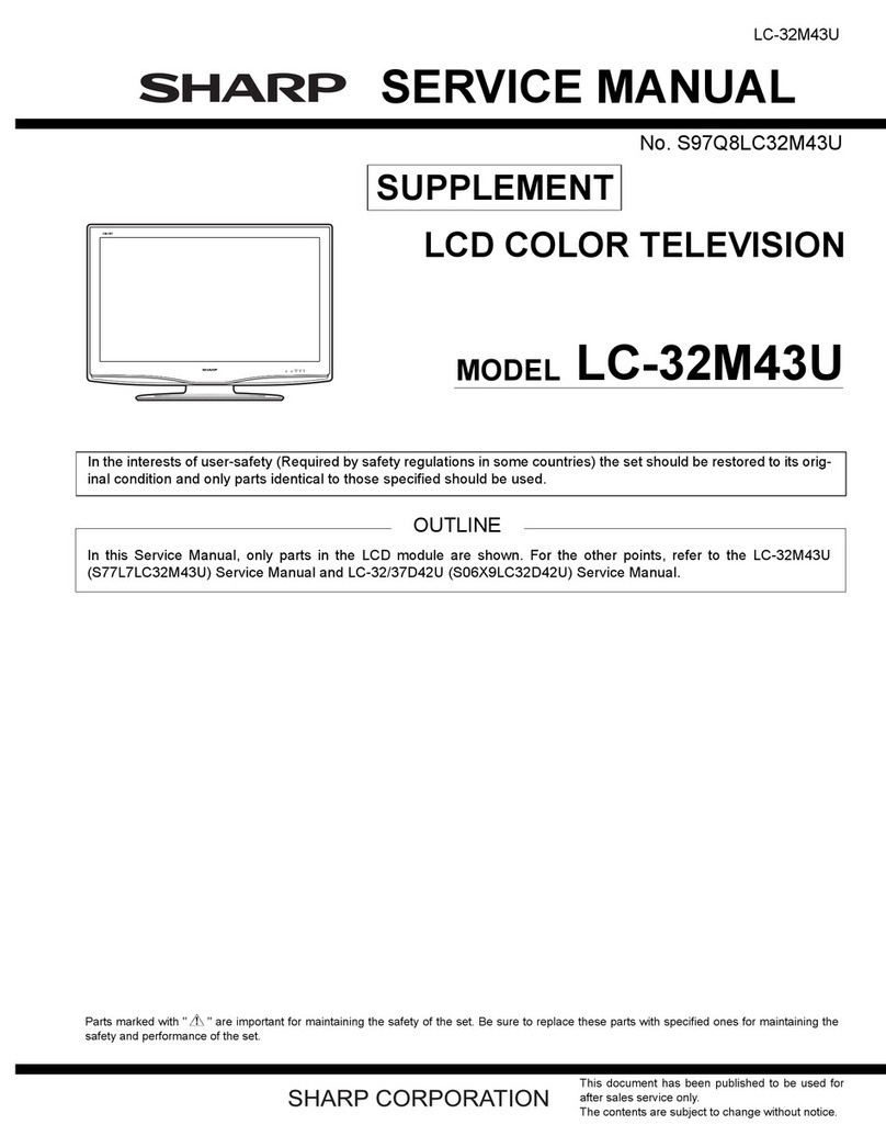 Sharp Aquos LC-32M43U Manuel utilisateur