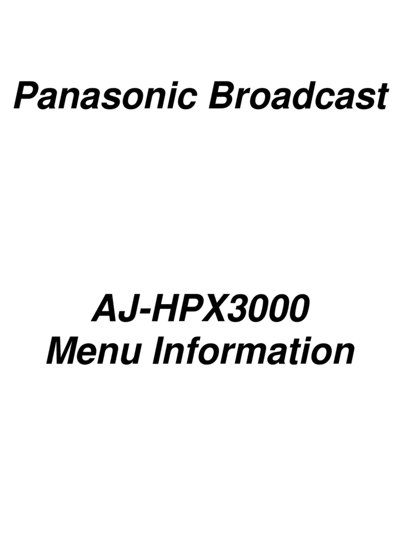 Panasonic AJ-HPX3000 Manuel utilisateur