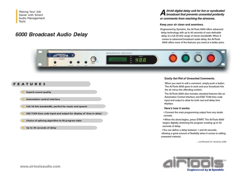 AirTools 6000 Manuel utilisateur