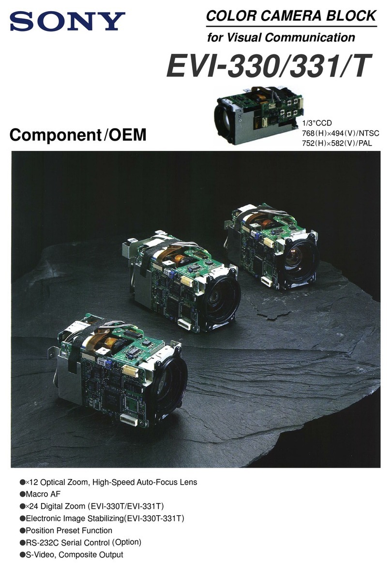 Sony EVI-330 Manuel utilisateur