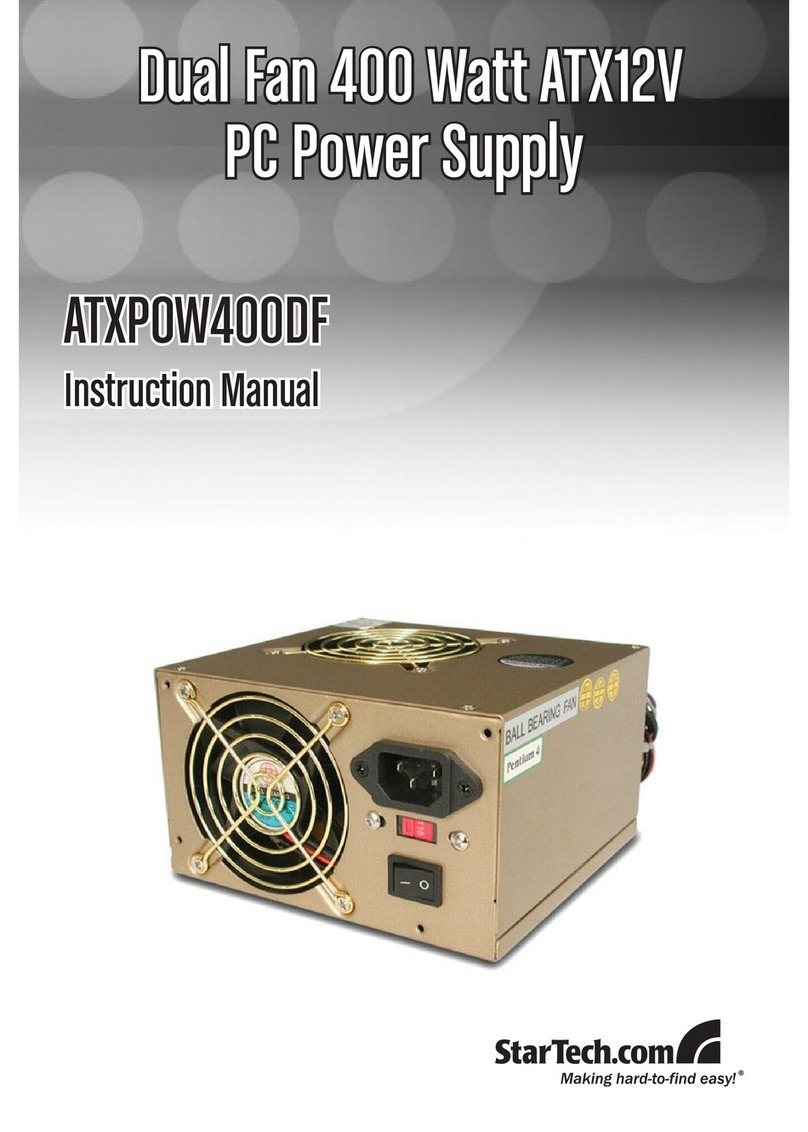 StarTech.com ATXPOW400DF Manuel utilisateur