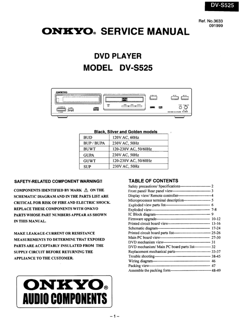 Onkyo DV-S525 Manuel utilisateur