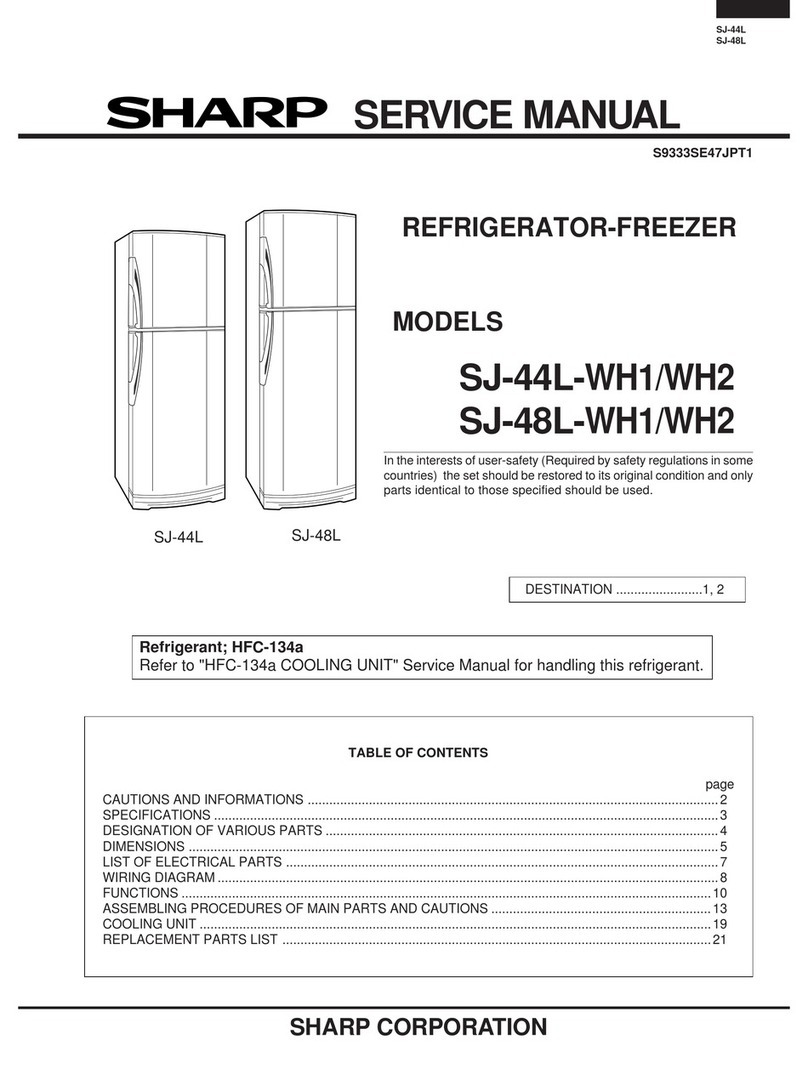 Sharp SJ-44L-WH1 Manuel utilisateur
