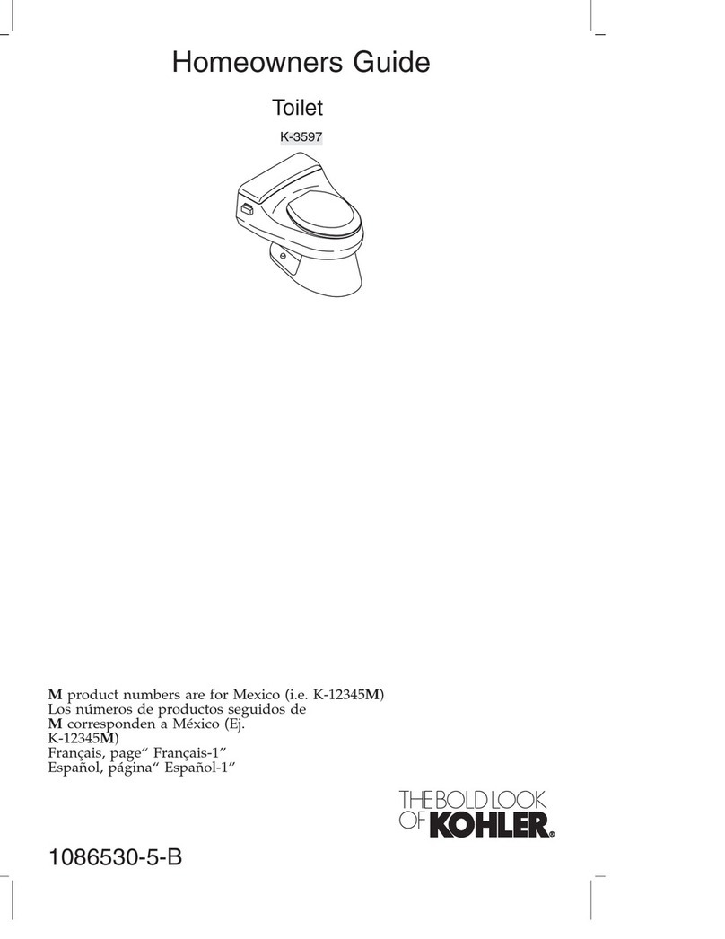 Kohler K-3597 Instructions de montage