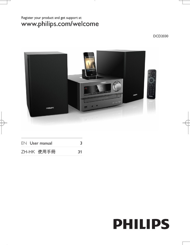 Philips DCD2030 Manuel utilisateur Philips DCD2030 Manuel utilisateur