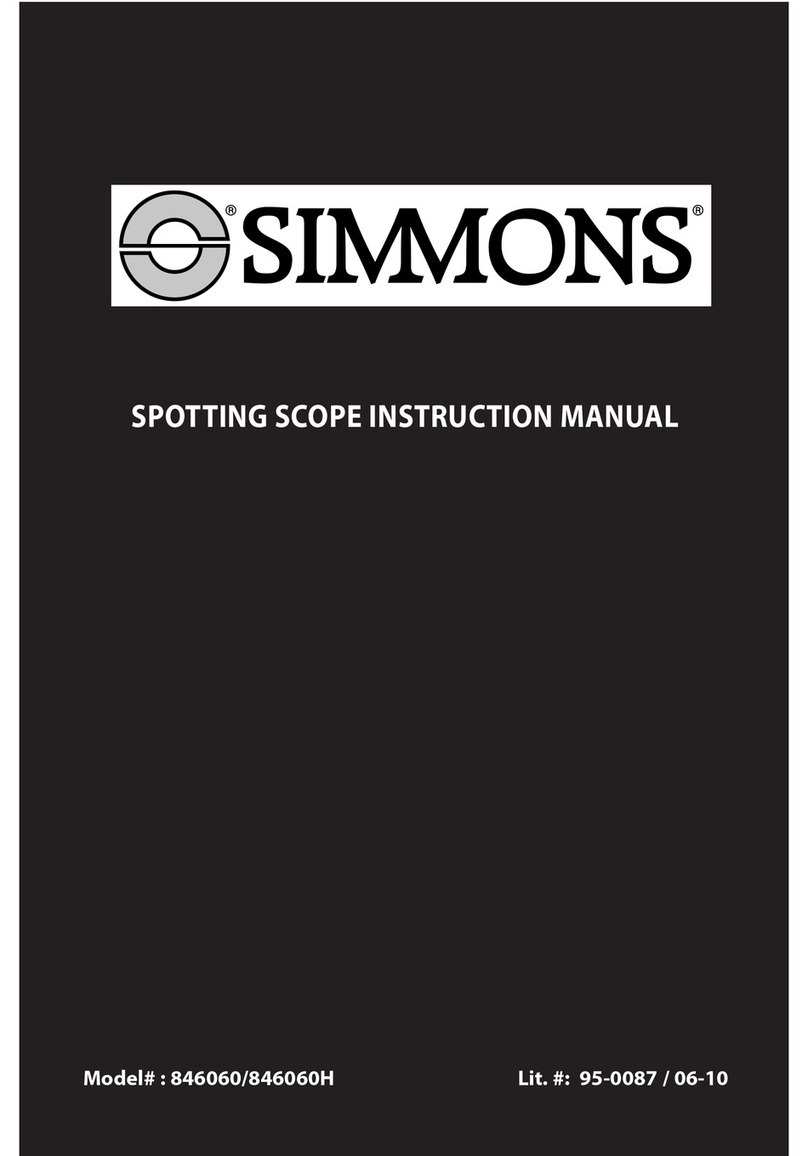 Simmons 846060 Manuel utilisateur