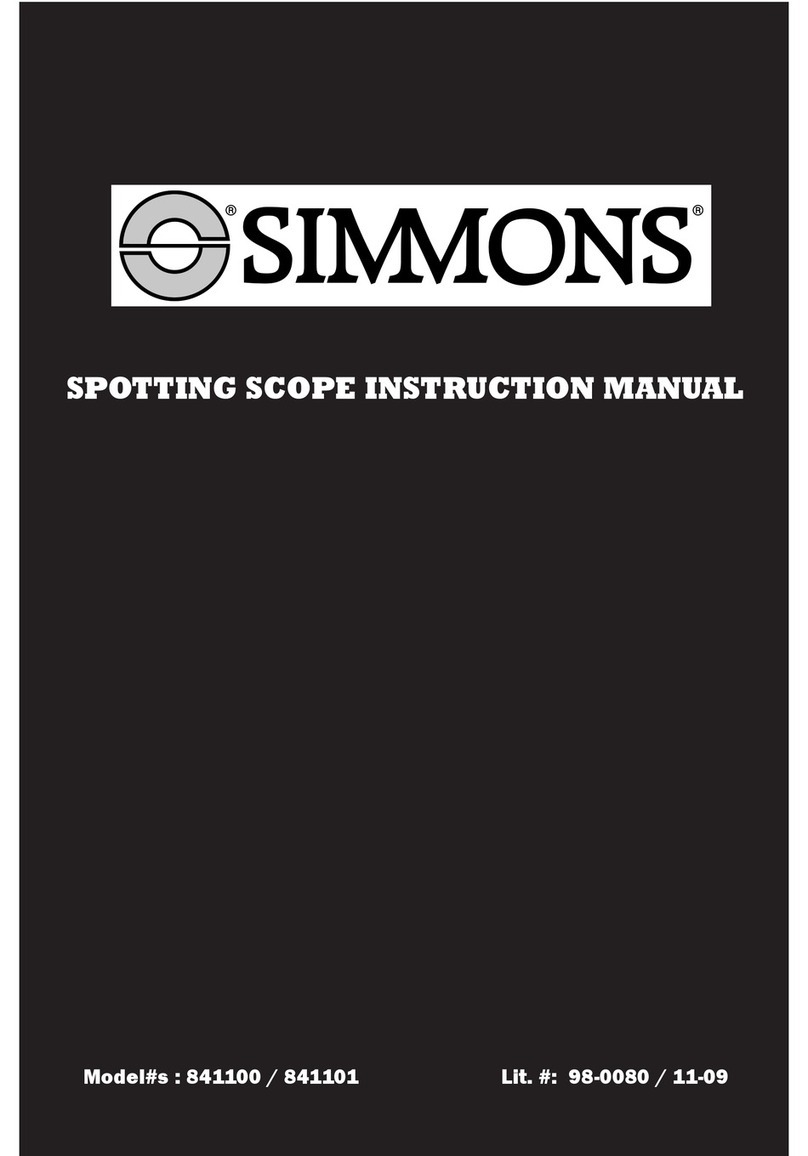 Simmons 841100 Manuel utilisateur