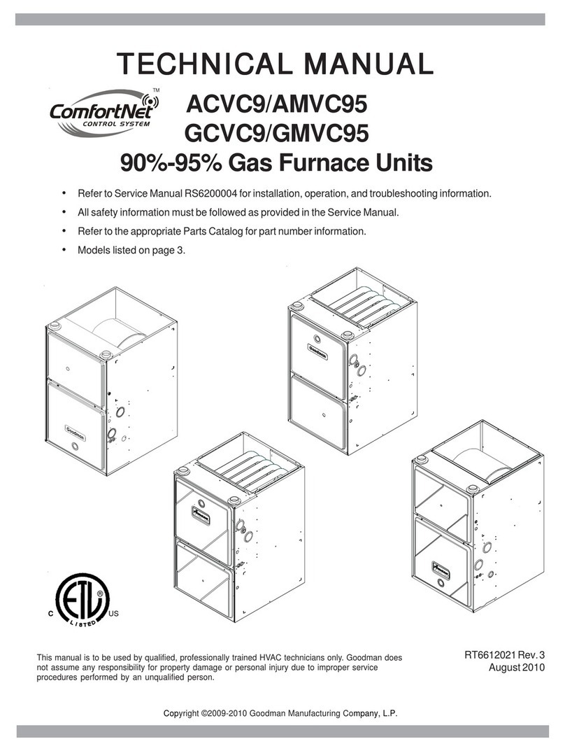 ComfortNET ACVC9 Manuel utilisateur