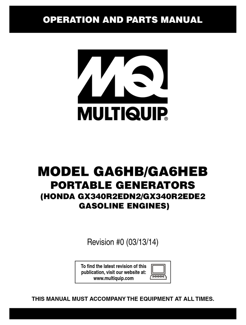 MULTIQUIP GA6HB Mode d’emploi