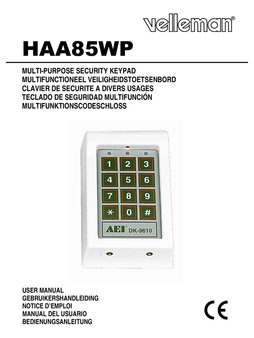 Velleman HAA85WP Manuel utilisateur