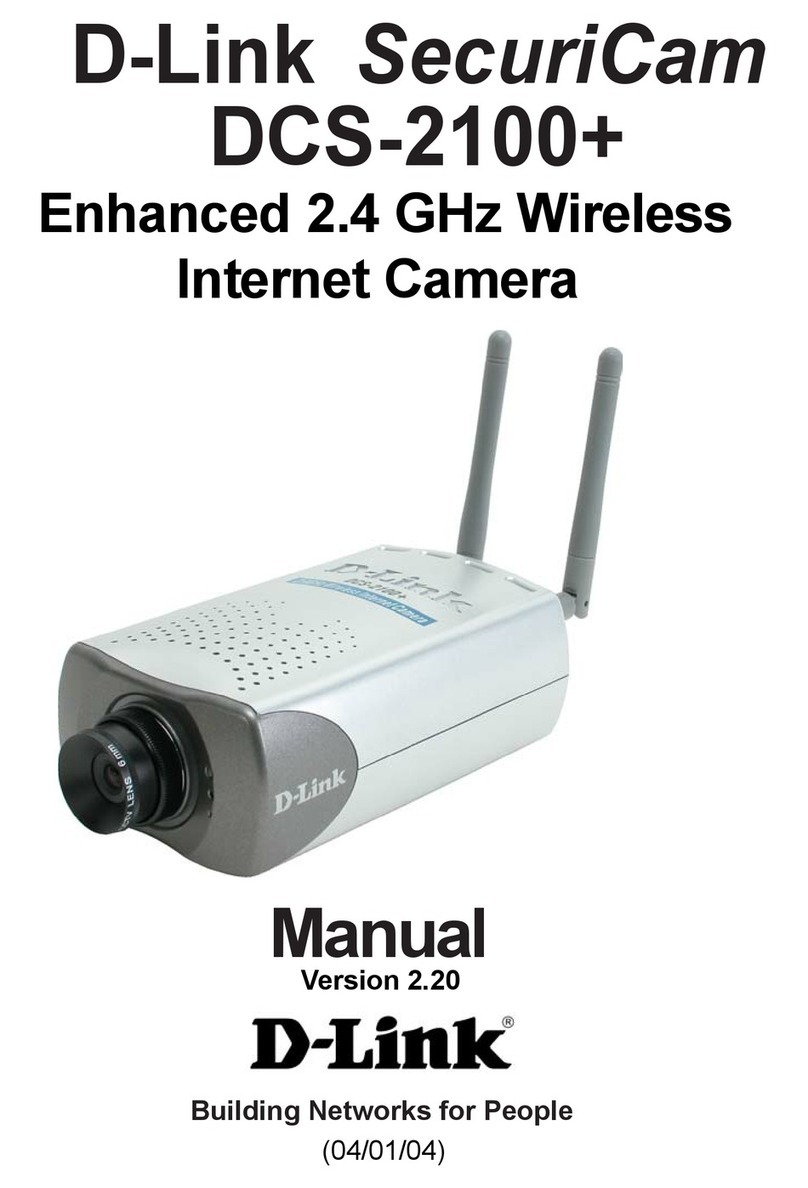 D-Link SECURICAM Network DCS-2100+ Manuel utilisateur