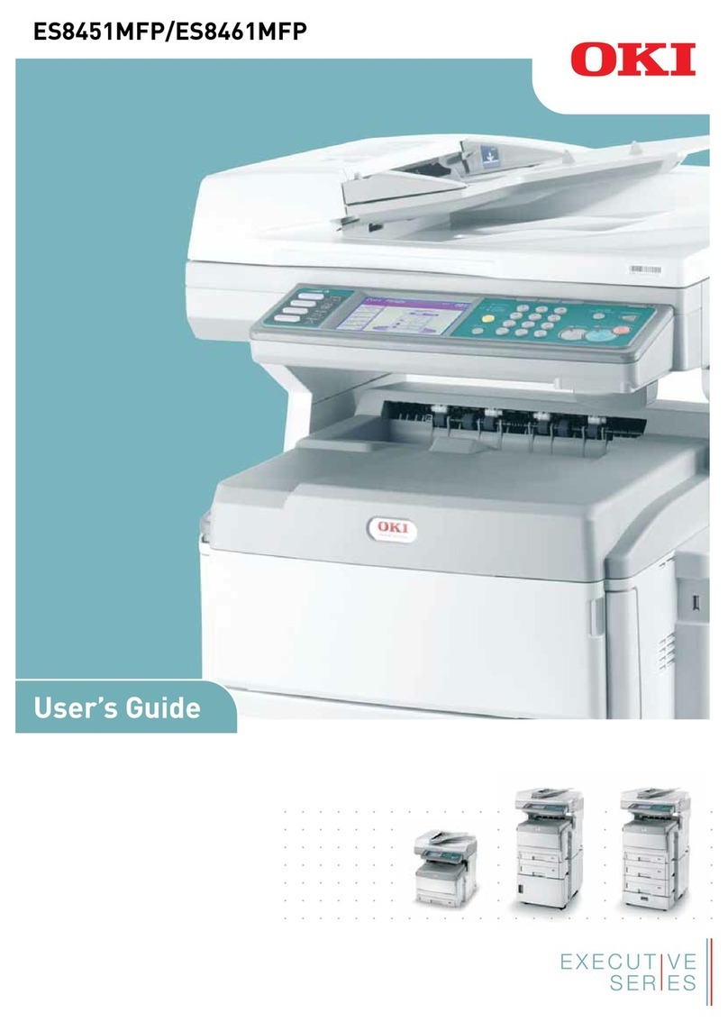 Oki ES845MFP Manuel utilisateur