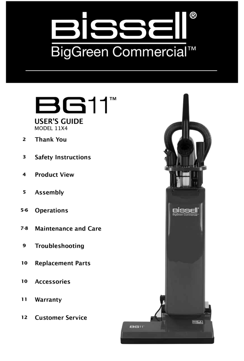 Bissell BG11 Manuel utilisateur
