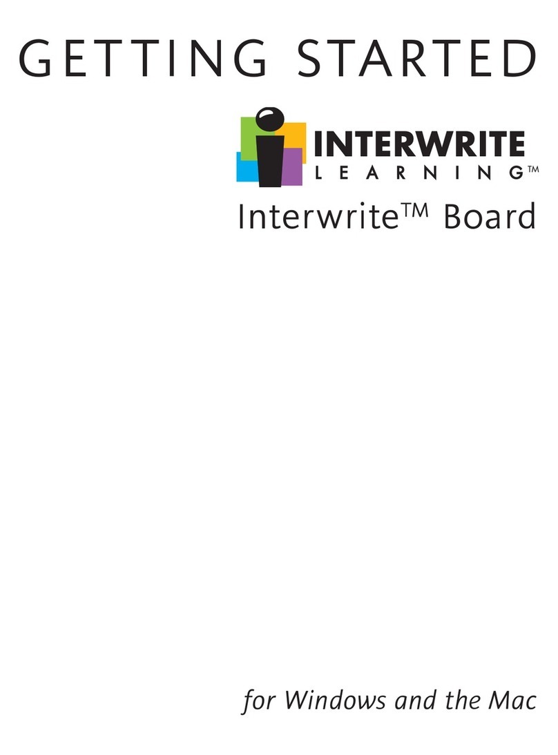 Interwrite Learning Interwrite Board Manuel utilisateur