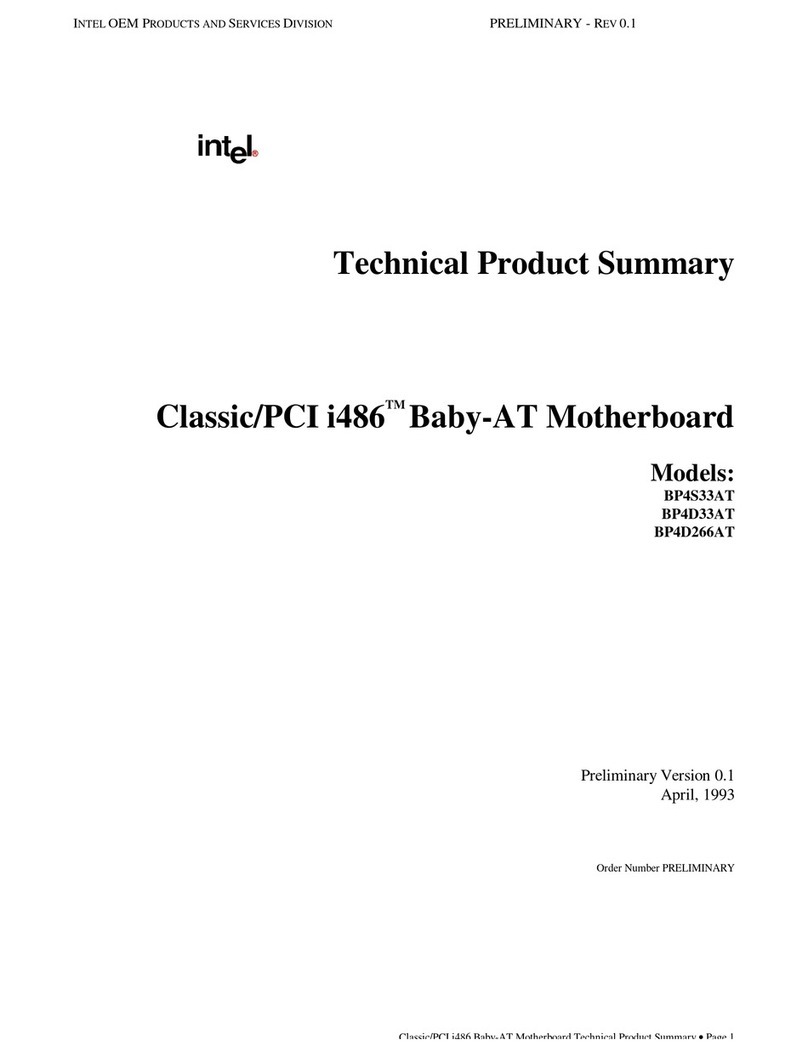 Intel BP4S33AT Manuel utilisateur