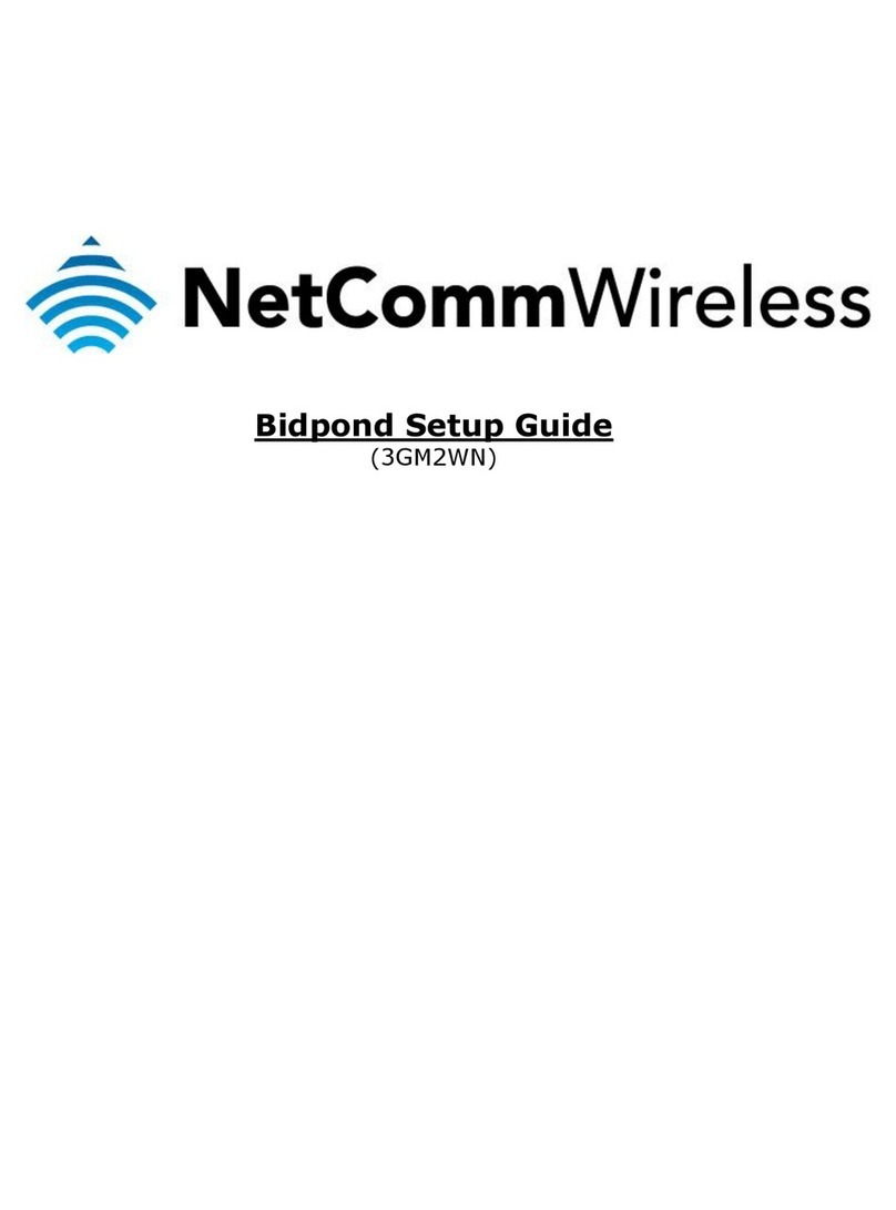 NetComm Wireless 3GM2WN Manuel utilisateur