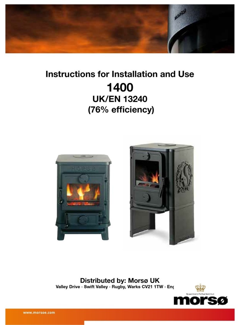 Morso 1400 Manuel utilisateur