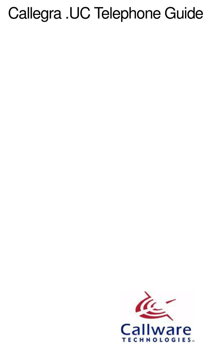Callware Technologies UC Manuel utilisateur