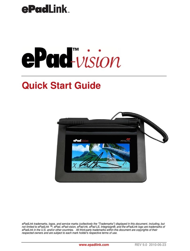 ePadLink ePad Vision Manuel utilisateur