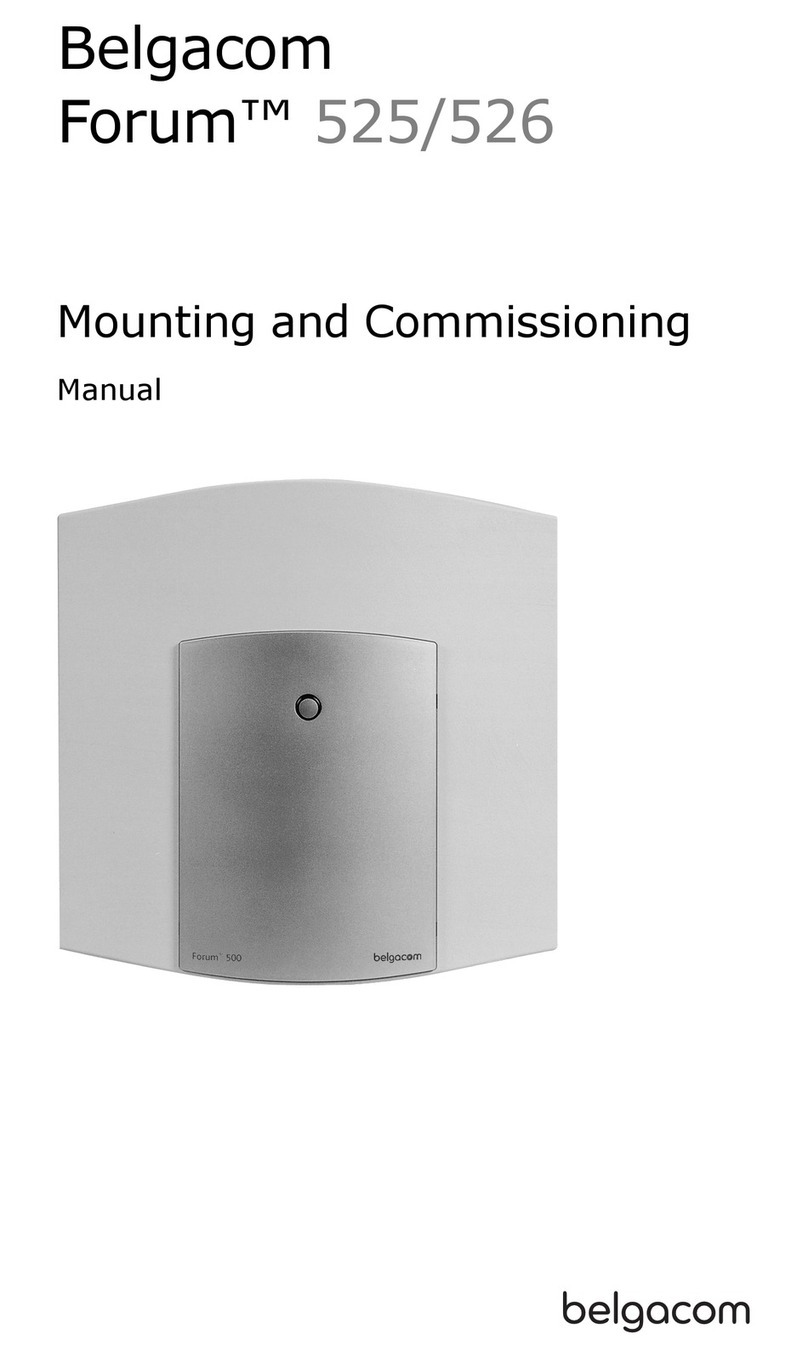 BELGACOM Forum Phone 525 Mode d’emploi BELGACOM Forum Phone 525 Mode d’emploi