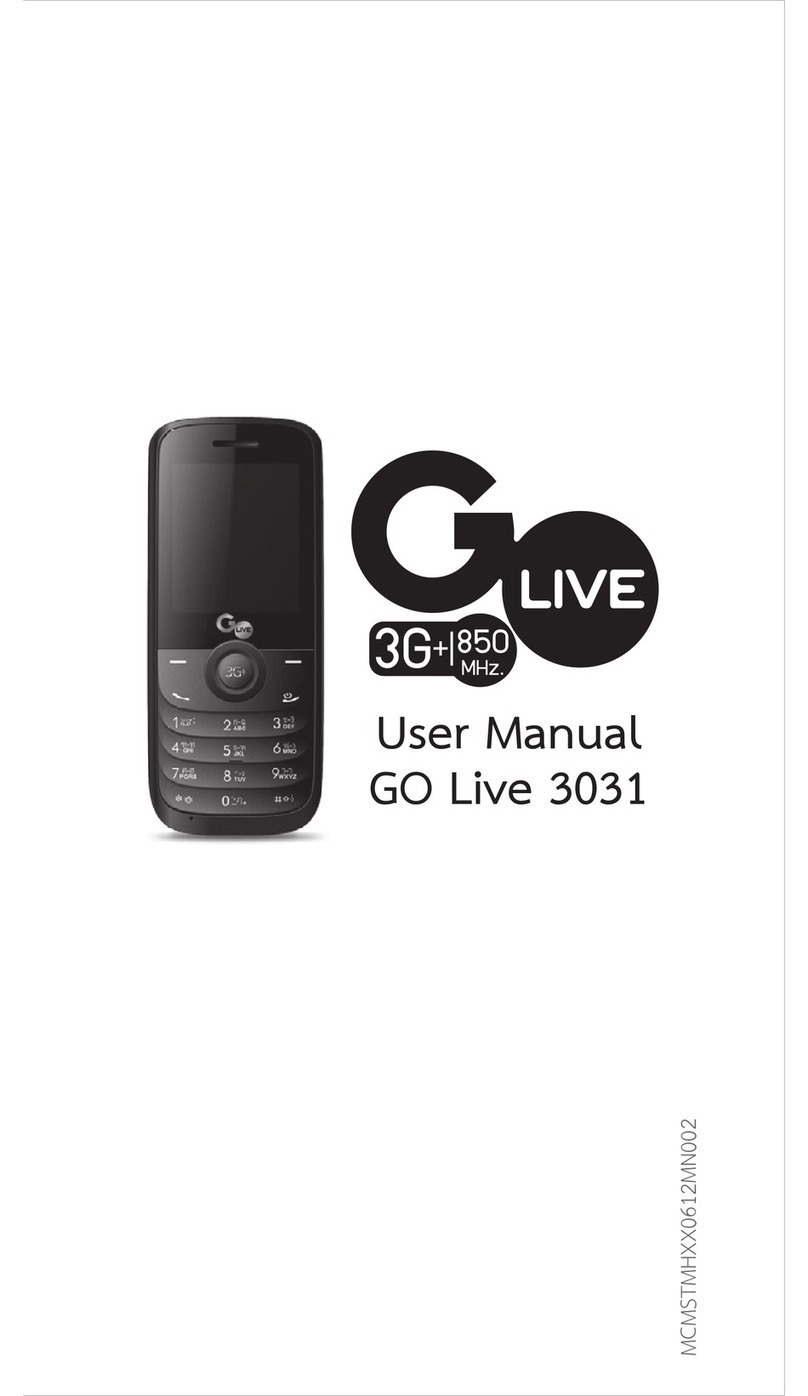 GO Live 3031 Manuel utilisateur