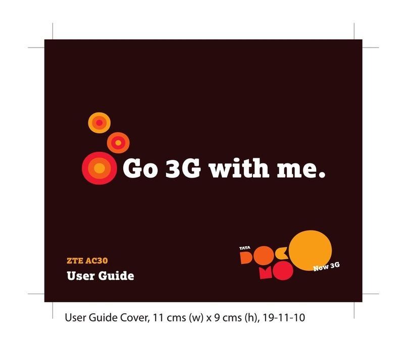 Zte AC30 Manuel utilisateur