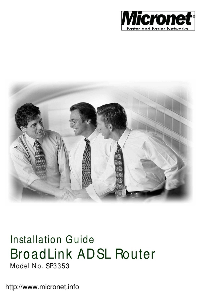 MicroNet BroadLink SP3353 Manuel utilisateur