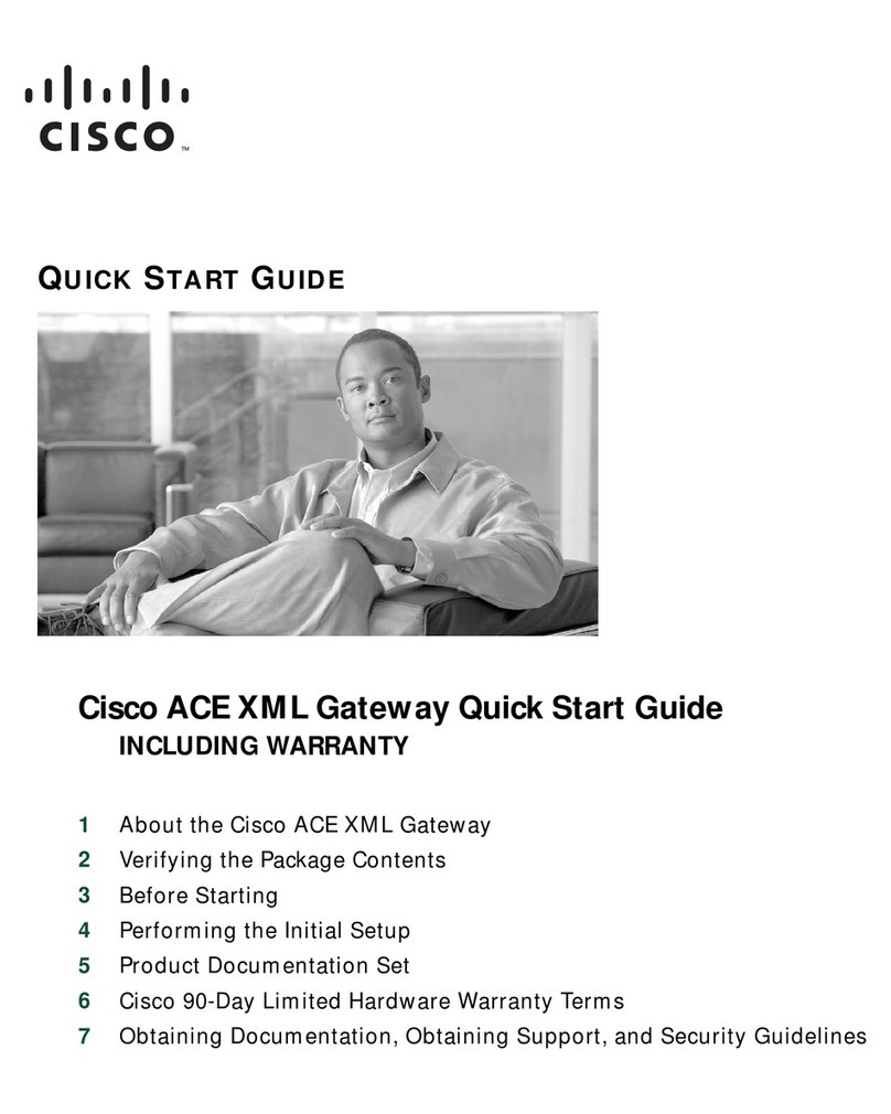 Cisco ACE XML Gateway Manuel utilisateur