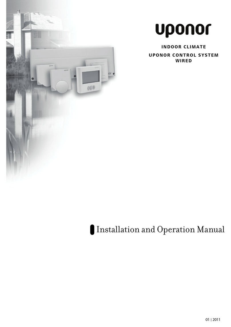 Uponor UponorControl System Manuel utilisateur