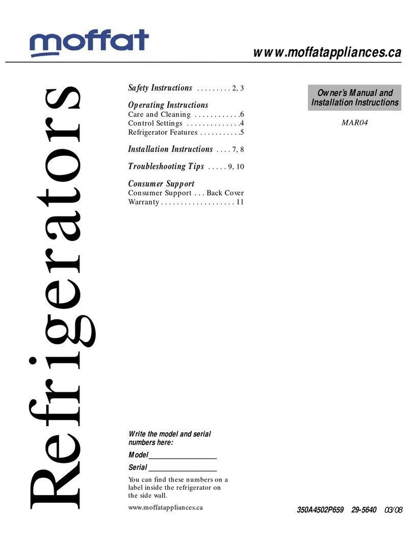 Moffat MAR04 Manuel utilisateur